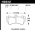 Hawk 08 Porsche Cayenne GTS/Turbo / 03-09 Cayenne / 04-05 VW Touareg DTC-30 Race Front Brake Pads