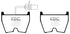 EBC 17-18 Audi Audi RS3 Redstuff Front Brake Pads