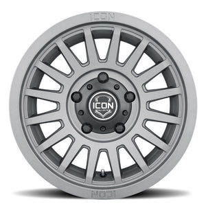 ICON Recon SLX 17x8.5 5x5 BP -6mm Offset 4.5in BS 71.5mm Bore Charcoal Wheel