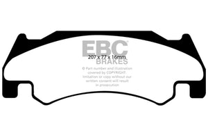 EBC 05-06 Dodge Ram SRT-10 8.3 Ultimax2 Front Brake Pads