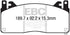 EBC 15-17 Ford Mustang Shelby GT350/GT350R Yellowstuff Front Brake Pads