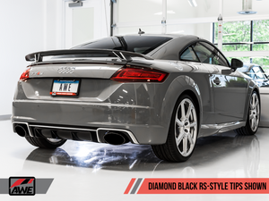 AWE Tuning 18-19 Audi TT RS 2.5L Turbo Coupe 8S/MK3 SwitchPath Exhaust w/Diamond Black RS-Style Tips