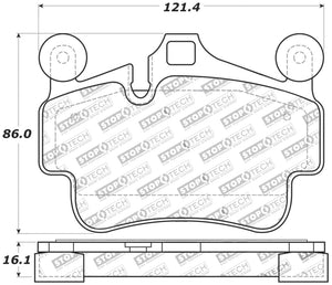 StopTech Performance 09-10 Porsche Boxster / 08-10 Boxster S/Cayman / 05-08 911 Front Brake Pads