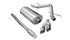 Corsa 2010-2013 Chevrolet Silverado Crew Cab/Short Bed 1500 4.8L V8 Polished Sport Cat-Back Exhaust