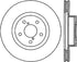 StopTech Power Slot 05-08 STi (5x114.3) CRYO Front Right Rotor