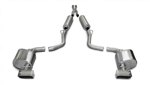 Corsa 2009-2010 Dodge Challenger R/T 5.7L V8 Auto Polished Xtreme Cat-Back Exhaust