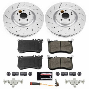 Power Stop 12-18 Mercedes-Benz CLS550 Front Z23 Coated Brake Kit