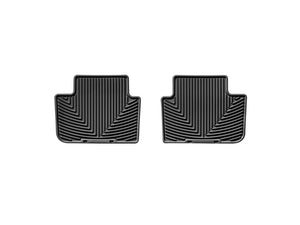 WeatherTech 04+ BMW X3 Rear Rubber Mats - Black