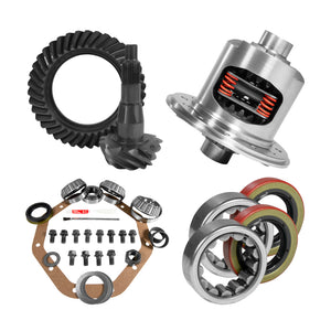 Yukon 9.25in CHY 3.55 Rear Ring & Pinion Install Kit 31 Spline Positraction 1.62in Axle Bearings