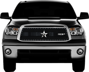 RBP RX-3 Series Studded Frame 1pc. Grille 10-13 Toyota Tundra (Except Limited) - Black