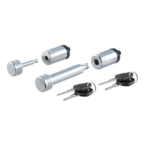 Curt Hitch & Coupler Lock Set (2in Receiver 7/8in Latch)