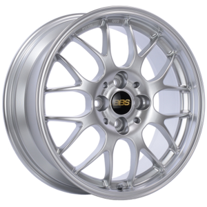 BBS RG-R 18x9.5 5x120 ET33 Diamond Silver Wheel - 82mm PFS Required