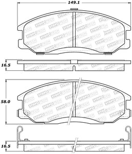 StopTech Street Select Brake Pads