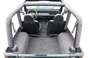 BedRug 81-86 Jeep CJ-7 Rear Kit w/o Gussets 4pc Cargo Kit (Incl Tailgate & Cargo Liner)