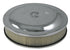Moroso Racing Air Cleaner - 14in x 3in Filter - Raised Bottom - Aluminum - Chrome Plated