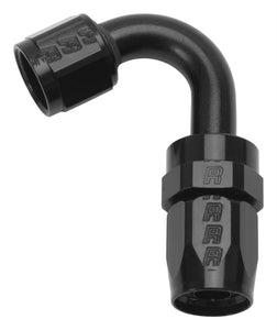 Russell Performance -10 AN Black 120 Degree Full Flow Swivel Hose End