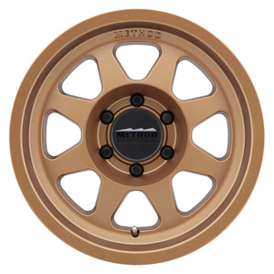 Method MR701 17x8.5 0mm Offset 6x135 87mm CB Method Bronze Wheel