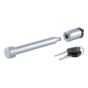 Curt 5/8in Hitch Lock (3in Receiver Barbell Chrome)