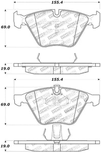 StopTech Street Touring 11-12 BMW Z4 (E86) Front Brake Pads