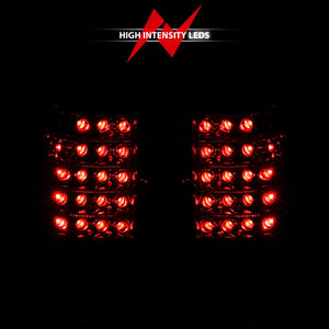 ANZO 1999-2007 Chevrolet Silverado 1500 LED Taillights Red/Clear