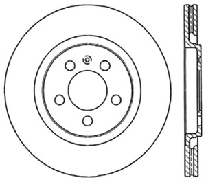 StopTech Slotted & Drilled Sport Brake Rotor