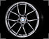 Gram Lights 57ANA 20x8.5 +38 5-114.3 Shining Silver DC Machining Wheel