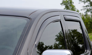 AVS 00-04 Nissan Frontier Crew Cab Ventvisor In-Channel Front & Rear Window Deflectors 4pc - Smoke