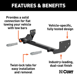 Curt 97-06 Jeep Wrangler TJ Custom Tow Bar Base Plate