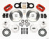 Wilwood Forged Dynalite Front Kit 11.00in Red 1970-1973 Mustang Disc & Drum Spindle