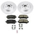 Power Stop 18-19 Honda Odyssey Rear Z17 Evolution Geomet Coated Brake Kit
