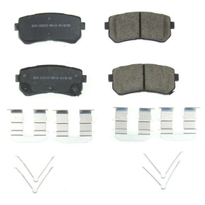 Power Stop 18-19 Hyundai Kona Rear Z17 Evolution Ceramic Brake Pads w/Hardware