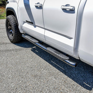 Westin 2022 Toyota Tundra Double Cab PRO TRAXX 4 Oval Nerf Step Bars - Black