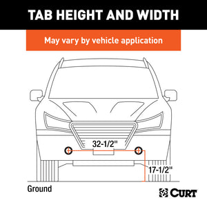 Curt 15-20 GMC Yukon XL Custom Tow Bar Base Plate