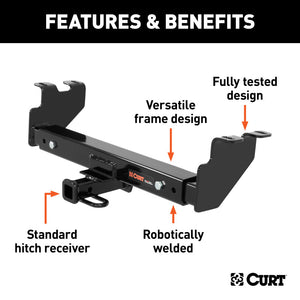 Curt 10-12 Hyundai Santa Fe Class 2 Multi-Fit Trailer Hitch w/1-1/4in Receiver BOXED