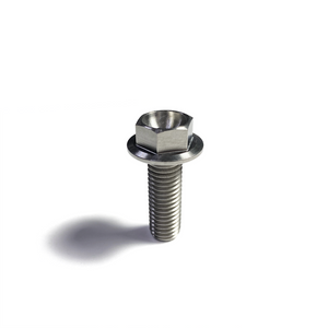 Ticon Industries Titanium Bolt Flanged M10x25x1.25TP 14mm 6pt Head