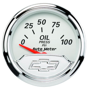 Autometer Arctic White GM 5 Pc Kit Box w/ Elec Speedo, Elec Oil Press, Water Temp, Volt, Fuel Level