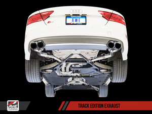 AWE Tuning Audi C7 / C7.5 S7 4.0T Track Edition Exhaust - Diamond Black Tips