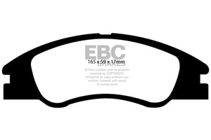 EBC 04-09 Kia Spectra 1.8 Greenstuff Front Brake Pads