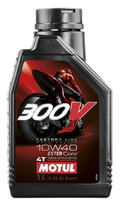 Motul 1L Synthetic-ester Oil 300V Factory Line Road Racing 10W40