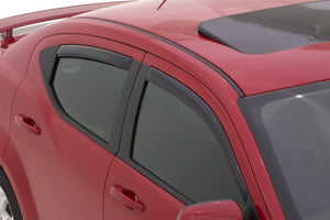 AVS 08-14 Dodge Avenger Ventvisor In-Channel Front & Rear Window Deflectors 4pc - Smoke