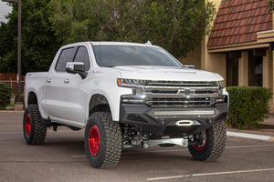 Addictive Desert Designs 2019 Chevrolet Silverado 1500 SF Front Bumper w/ Winch Mount&Sensor Cutout