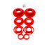 BMR 12-15 5th Gen Camaro Rear Cradle Street Version Poly Inserts Only Bushing Kit - Red