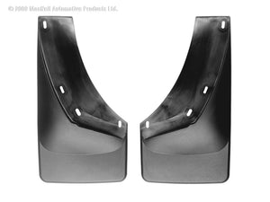 WeatherTech 07-13 Chevrolet Silverado No Drill Mudflaps - Black