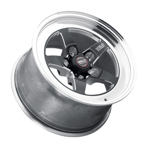 Weld S71 15x10.33 / 5x4.5 BP / 6.5in. BS Black Wheel (Medium Pad) - Non-Beadlock