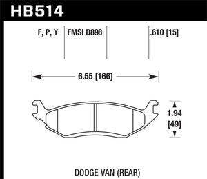 Hawk HPS Street Brake Pads