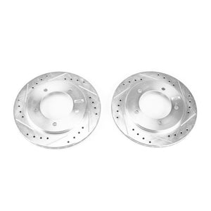 Power Stop 99-04 Chevrolet Tracker Front Evolution Drilled & Slotted Rotors - Pair