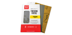 Griots Garage BOSS Finishing Papers - 1500g - 5 .5in x 9in (25 Sheets)