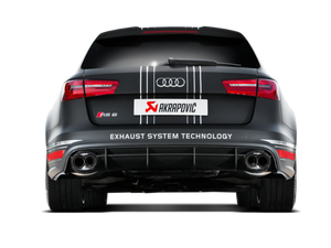 Akrapovic 14-17 Audi RS6 Avant (C7) Evolution Line Cat Back (Titanium) w/ Carbon Tips