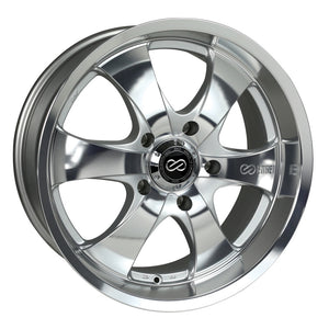 Enkei M6 Universal Truck & SUV 17x8 35mm Offset 6x139.7 Bolt Pattern 78mm Bore Mirror Finish Wheel