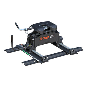 Curt Q20 5th Wheel Hitch w/Roller & Rails